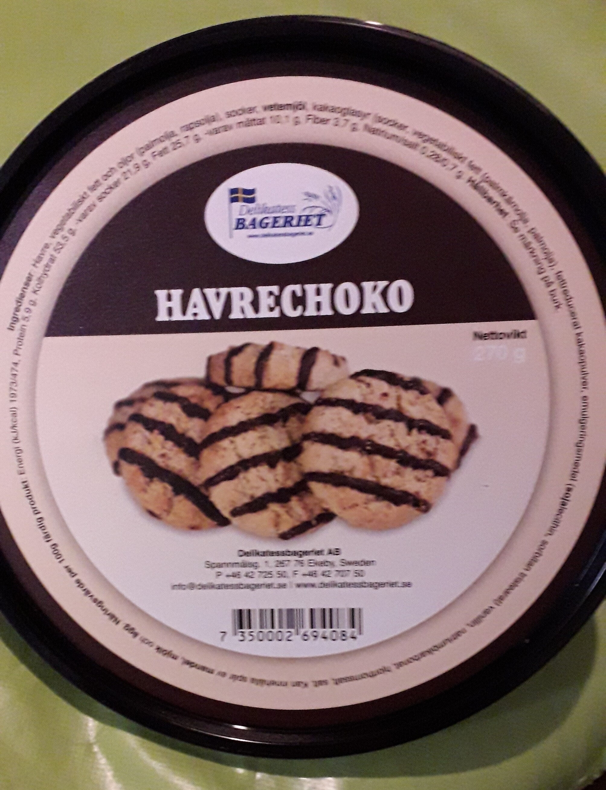 Havrechoko - Product - sv
