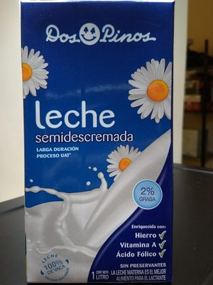 Leche Dos Pinos Semidescremada - Product - en