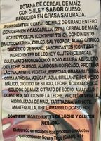 Cheetos Colmillos - Ingredients - es