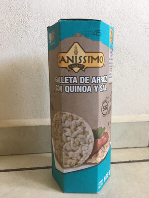 Galleta de arroz con quinoa y sal - 1