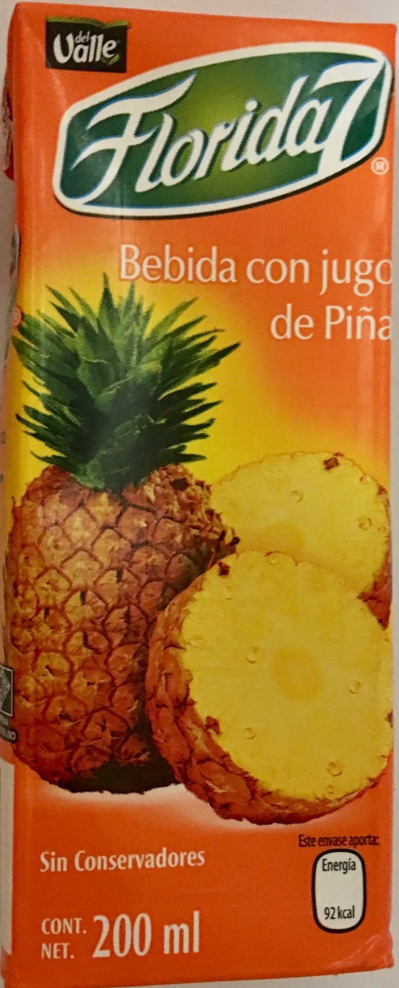 Florida 7 Piña - Del Valle - 200 ml