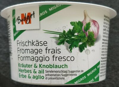 Frischkäse, Kräuter & Knoblauch - Product - fr