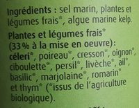 Sel aux herbes HERBAMARE 275g - Ingredients - fr