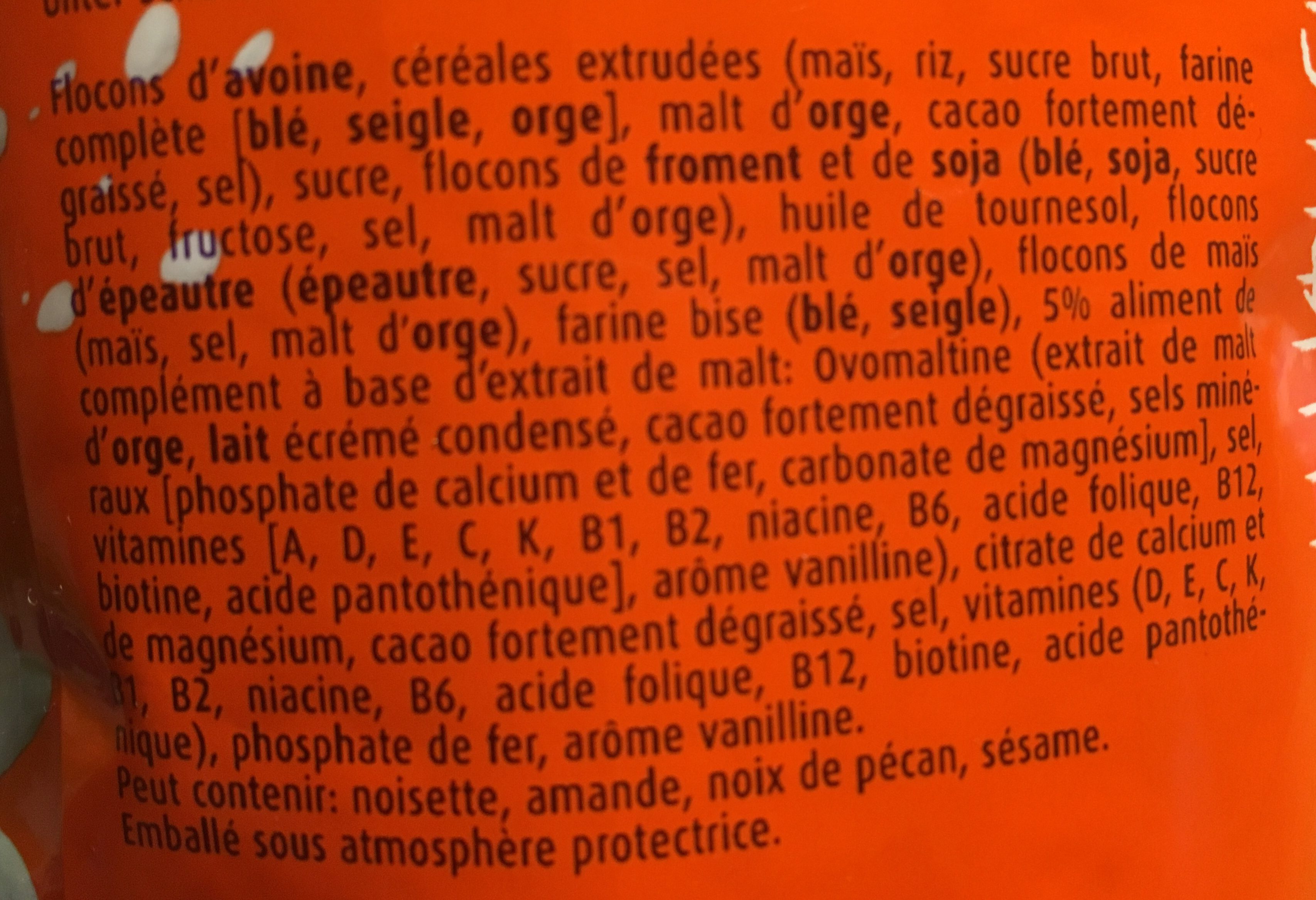 Muesli Croustilant - Ingredients - fr