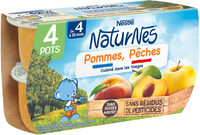 NESTLE NATURNES Compotes Bébé Pommes Pêches -4x130g -Dès 4/6 mois - Product - fr