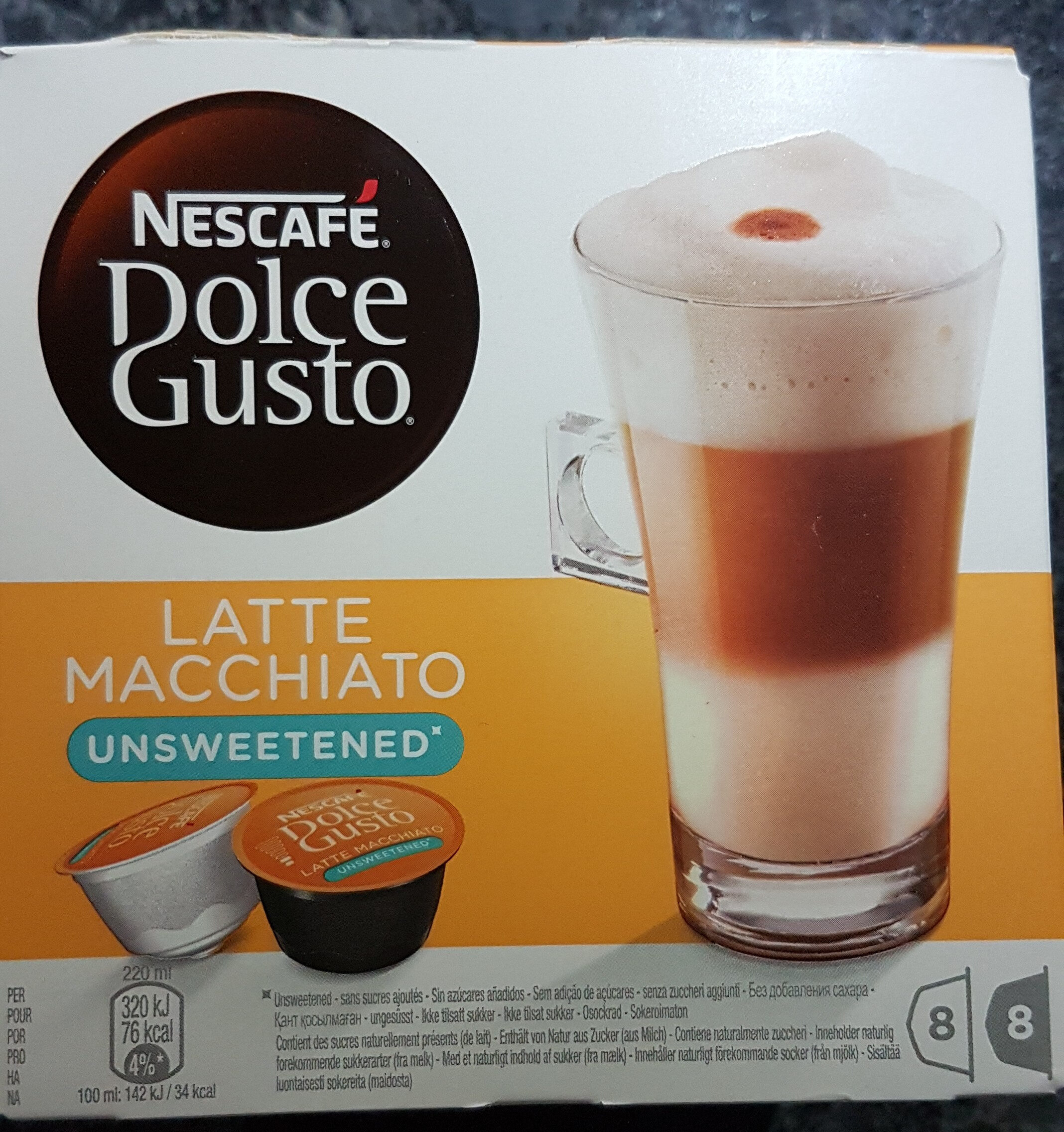 foolish Shipwreck Carrot Latte Macchiato Unsweetened - Nescafé Dolce Gusto - 168 g