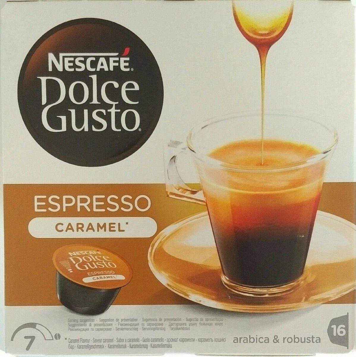 Nescafé Dolce Gusto Espresso Caramel Confezione 16 Capsule 