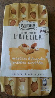 Les recettes de l'atelier - chocolat blond caramel - noisettes - Product