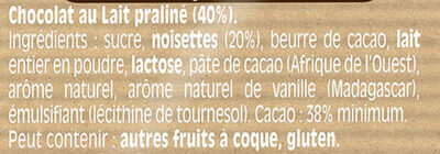 NESTLE DESSERT Praliné 2 x 170g - Ingredients - fr