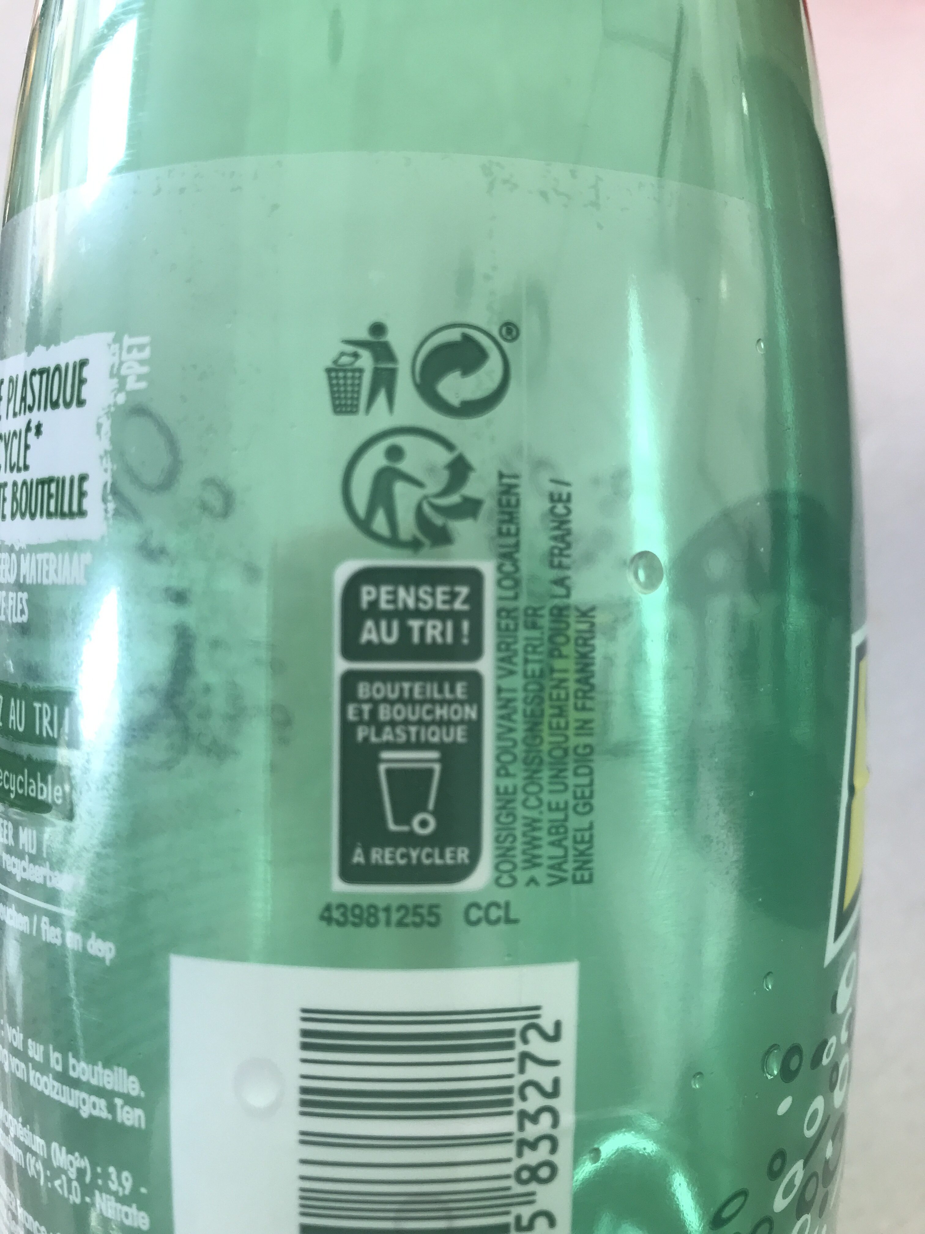 Perrier - Recycling instructions and/or packaging information - en