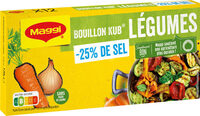 Bouillon  -25% sel légumes - Product - en
