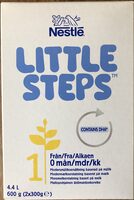 Little Steps Morsmelkerstatning basert på melk - Product - nb