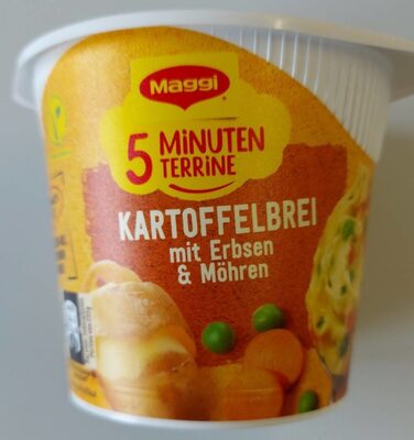 5 Minuten Terrine Kartoffelbrei mit Erbsen & Möhren - Product - de