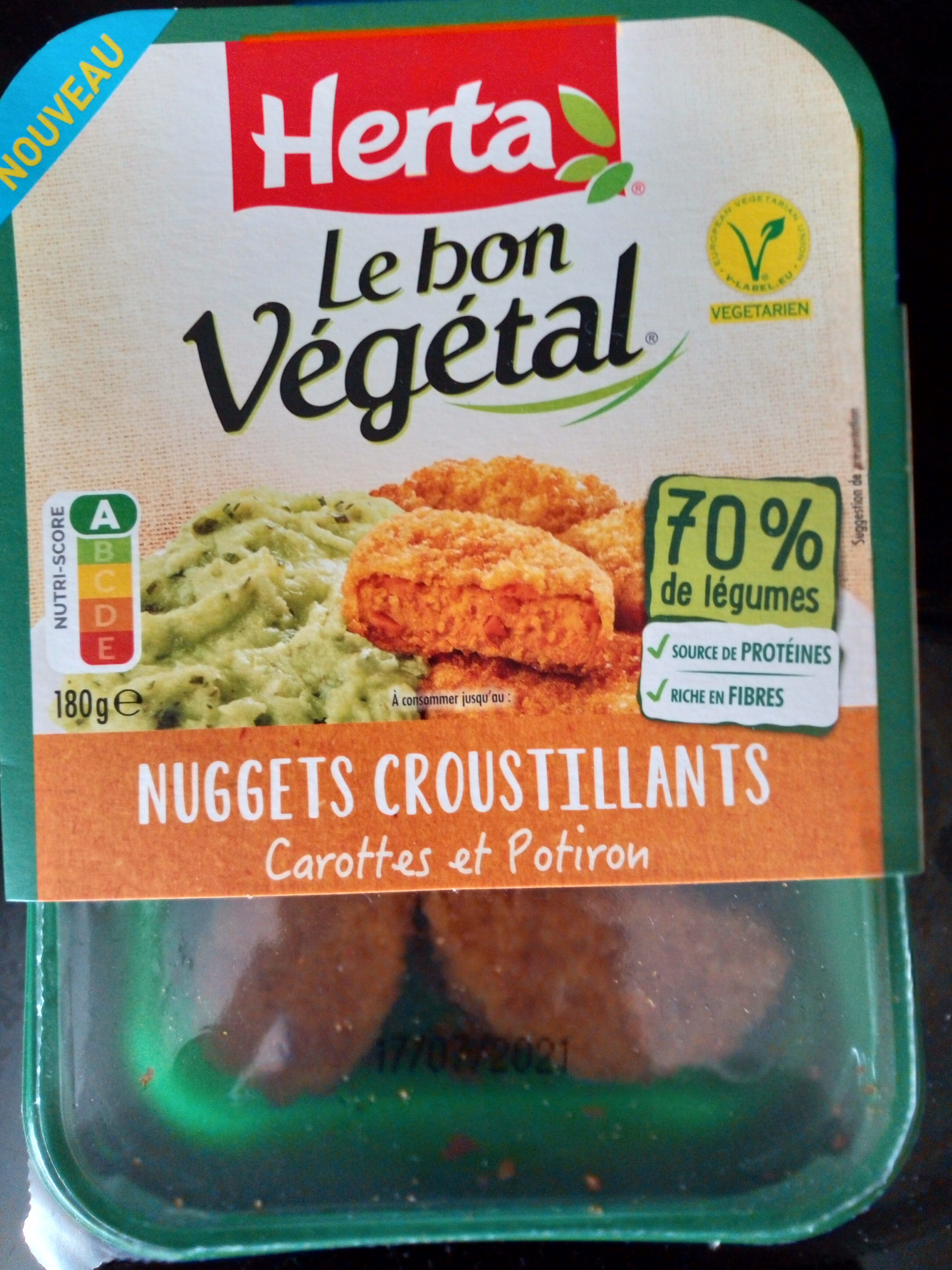 Nuggets croustillants Carottes et Potiron - Product - fr