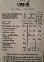 NAT ourson chocolat - Nutrition facts - en
