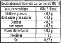 MAGGI Le Bouillon Liquide Volaille 400ml - Nutrition facts - fr
