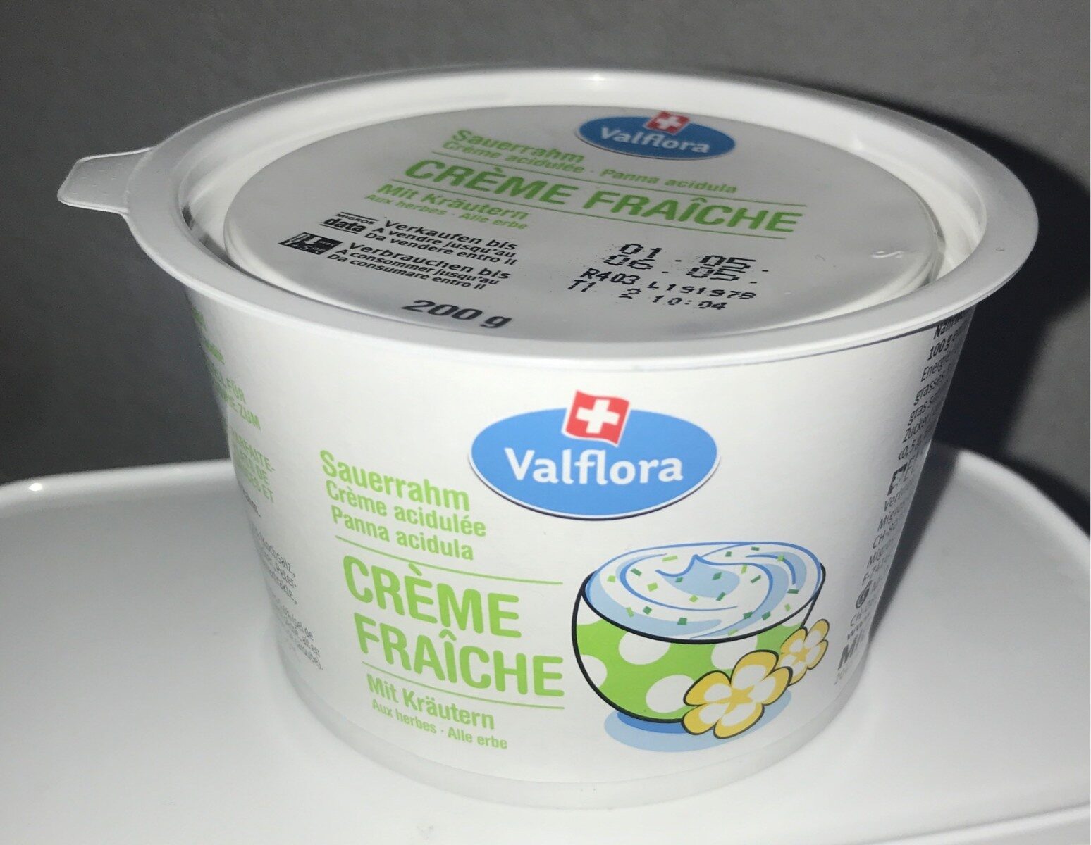Crème Fraîche acidulée aux herbes - Product - fr