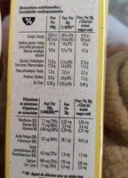 Fitness miel & amandes - Nutrition facts - fr