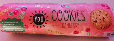 Dinkelcookies mit Hafer & Crannberries - Product - de