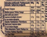 Extra Protein - Nutrition facts - fr