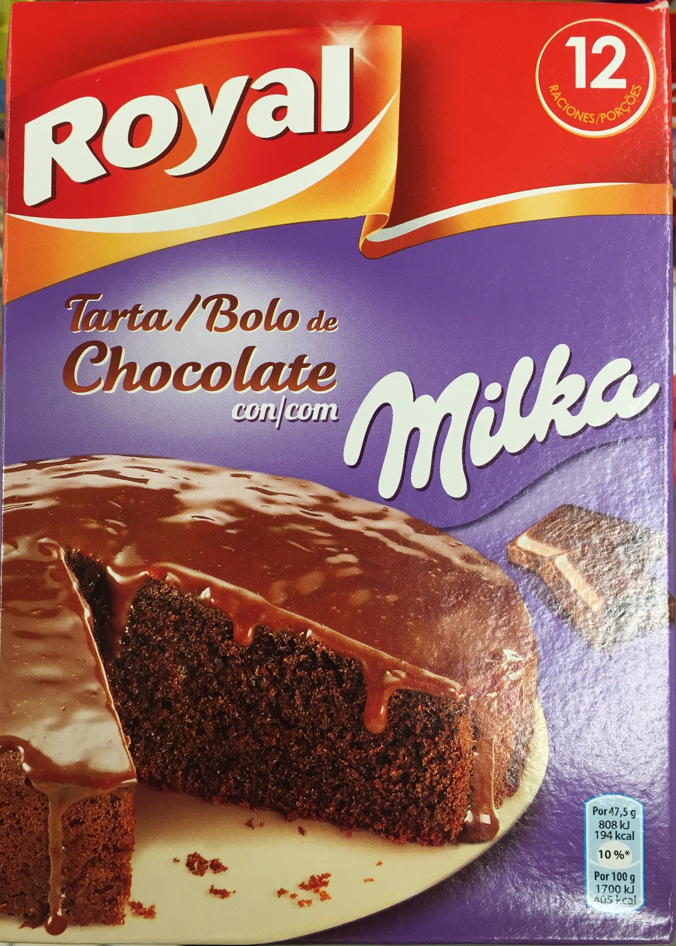 Tarta de chocolate con Milka - Product - es