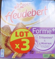 Forme+ (5 Vitamines & 4 Minéraux), Céréale Complète (Lot x 3) - Product - fr