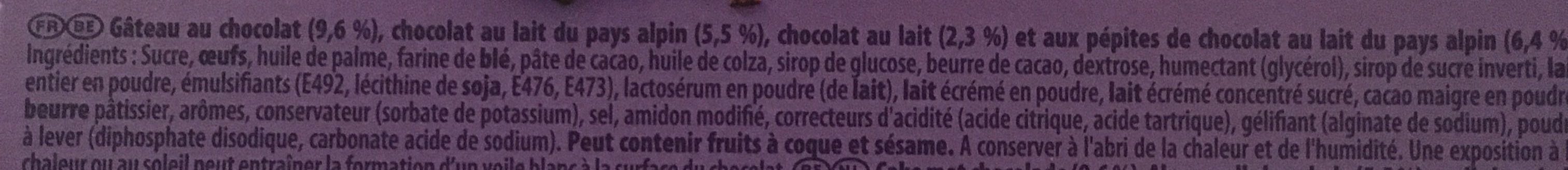 Choco Brownie - Ingredients - fr