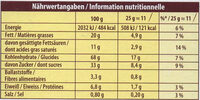 Mikado Milch Schokolade - Nutrition facts - de