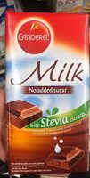 Milk no added sugar with stevia extracts - Product - fr
