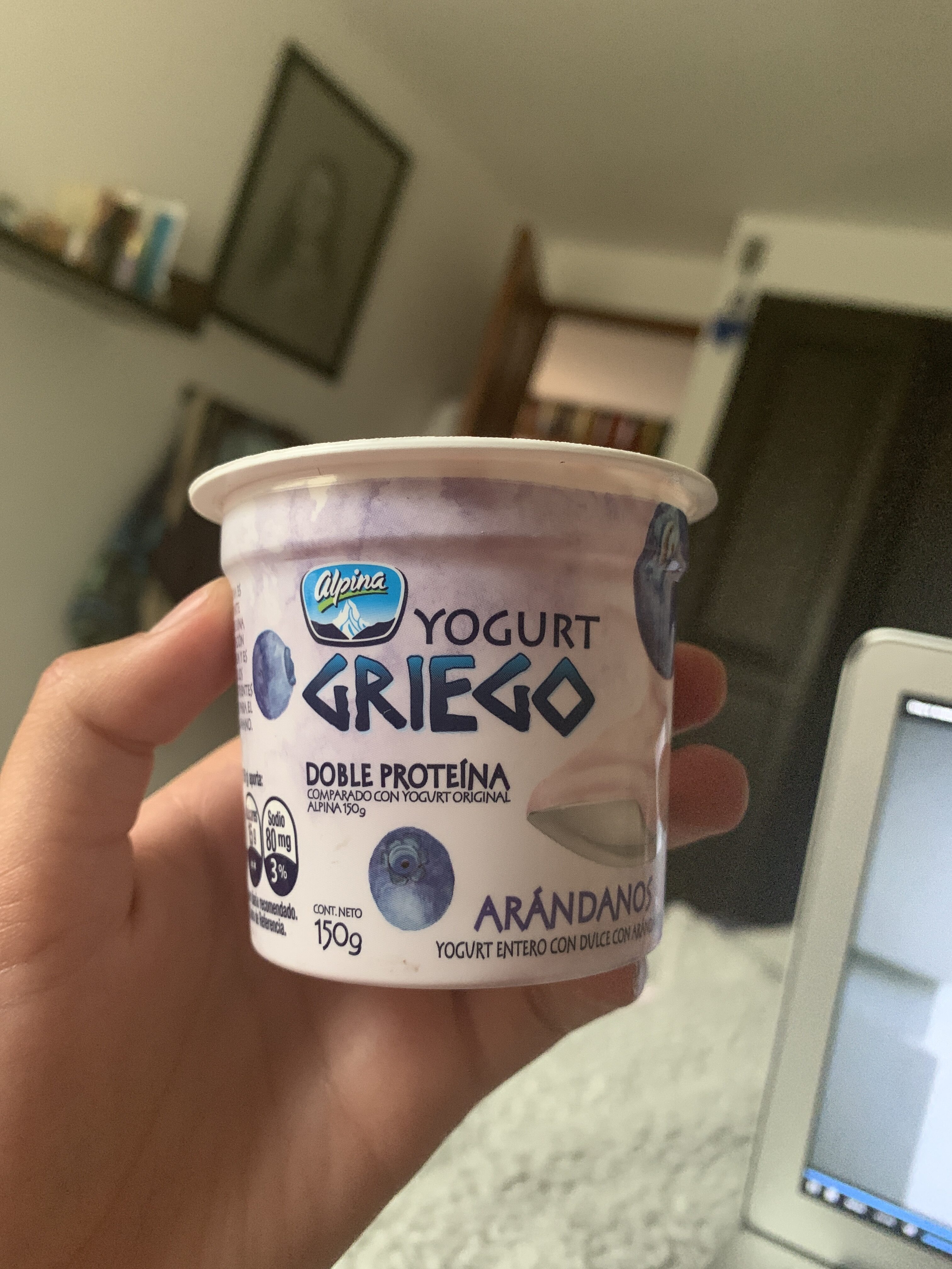 Yogurt Griego Arándanos - Product - en