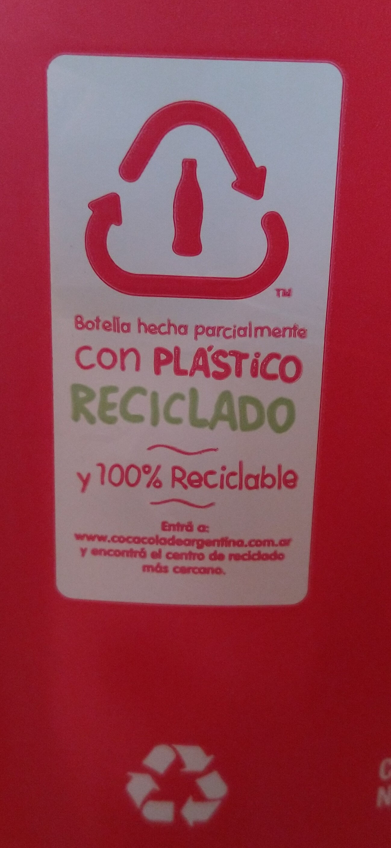 Coca Sabor Original - Recycling instructions and/or packaging information - es