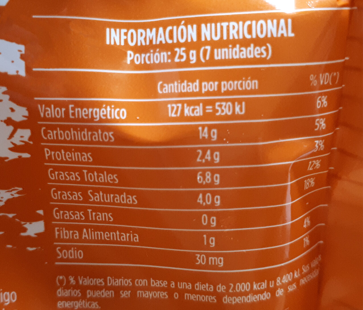 Maní crocante - Nutrition facts - es