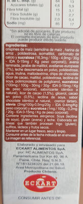 BARRAS DE CEREAL - Ingredients - es
