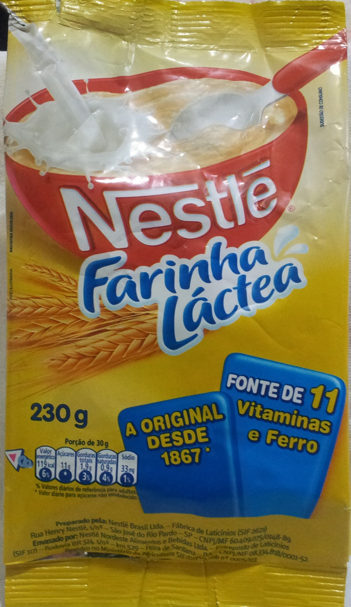 Farinha Láctea Nestlé - Product - pt