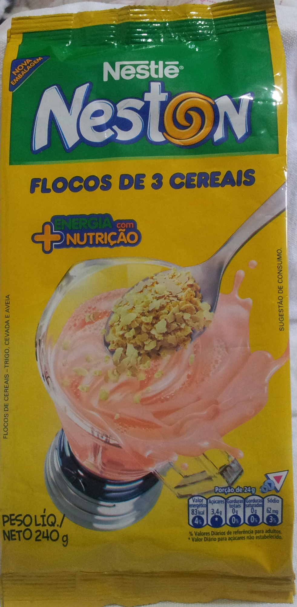 Neston Flocos de 3 Cereais - Product - pt