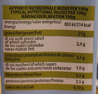 Soy cream 200ML - Nutrition facts - it