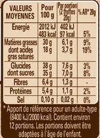 NESTLE DESSERT Truffes au chocolat Noir 250g - Nutrition facts - fr