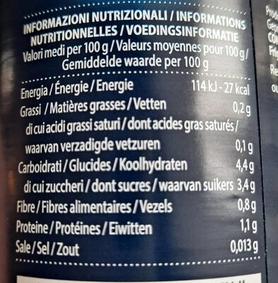 La polpa rustica - Nutrition facts - de