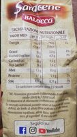 saracene balocco - Nutrition facts - it