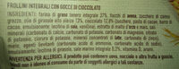 Galbusera Frollino Vitagi Alcalinizzante - Ingredients - it