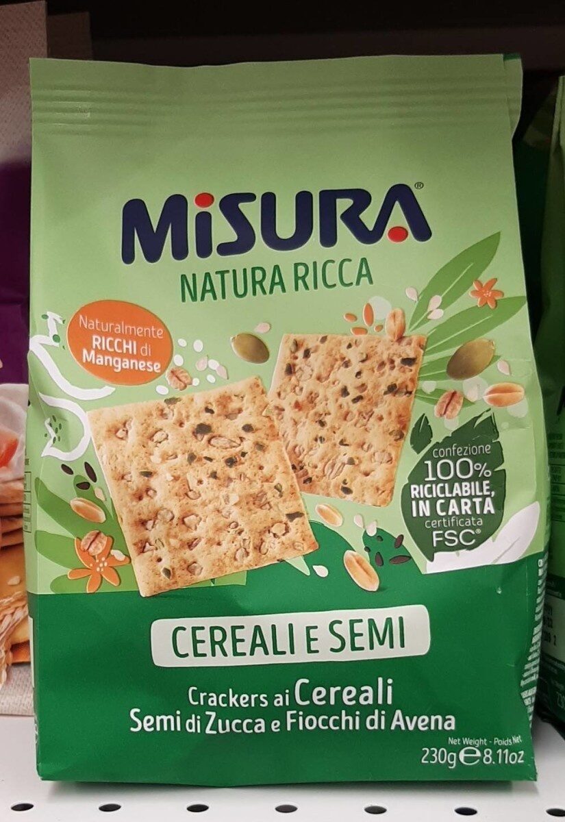 Cracker cereali e semi - Product - it