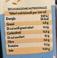 Latte di riso Granarolo - Nutrition facts - it