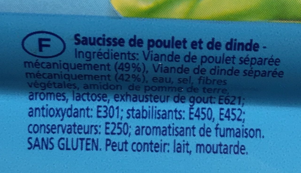 Hot Dog - Ingredients - fr