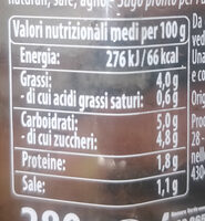 Sugo semplice con olive - Nutrition facts - it