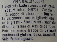 Yogurt - Ingredients - fr