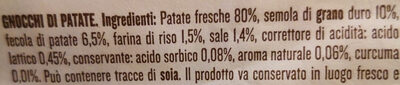 Gnocchi di Patate - Ingredients - it