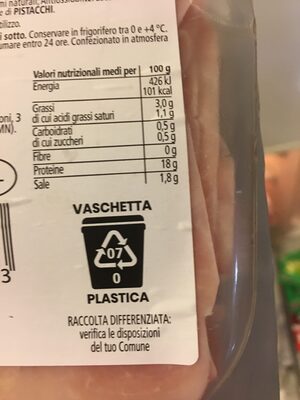 Prosciutto cotto - Recycling instructions and/or packaging information - it