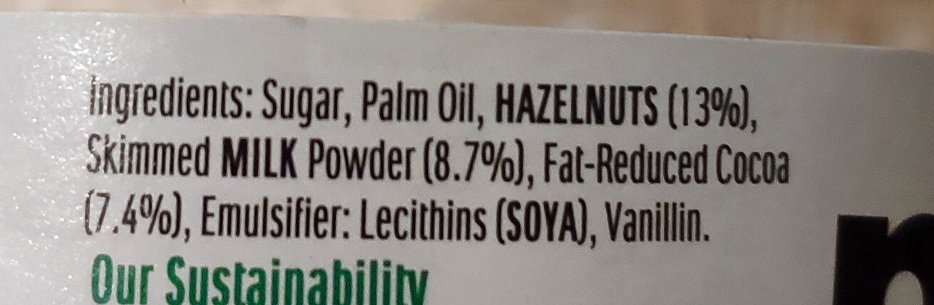 Nutella - Ingredients - en