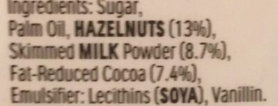 ® Hazelnut Spread with Cocoa - Ingredients - en