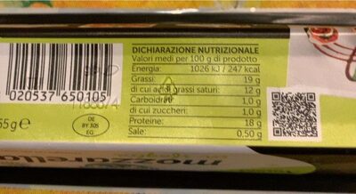 Mozzarella in sfoglia - Nutrition facts - it